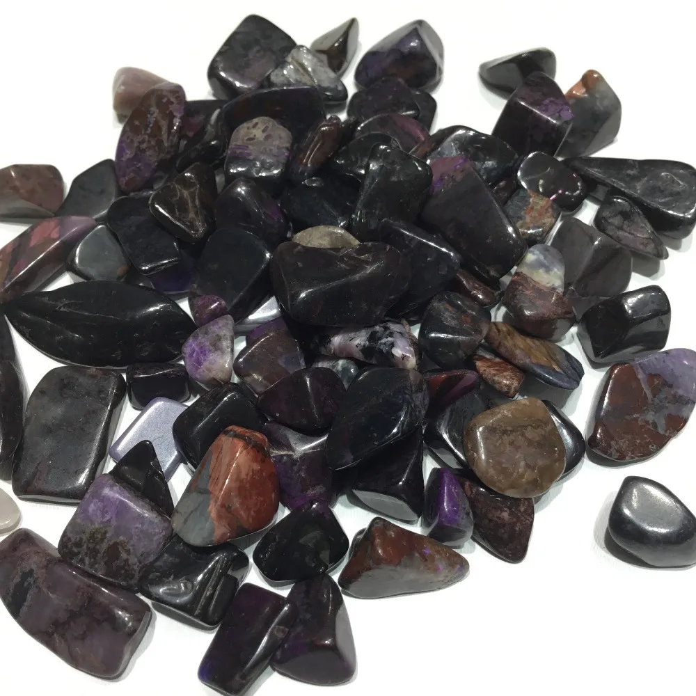Полированные натуральные камни Sgilite галька кристаллы sugilite для украшения|Камни| |