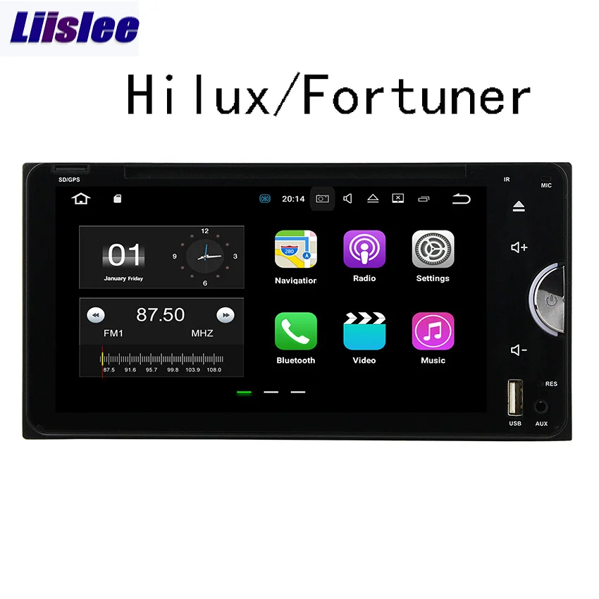 

Liislee Android For Toyota Hilux/Fortuner 2006~2010 Car Navigation GPS Audio Video Stereo HD Touch Screen Multimedia Player.