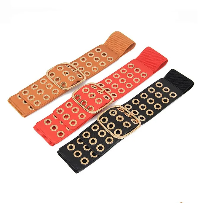 Newest Design waistbands lady waist belt Dress Adornment For women Waistband gold Cummerbunds High Quality Strap Elastic Belts