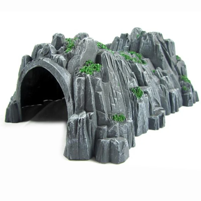 

EDWONE Big Plastic Tunnel Rockery Railway Track Train Slot Railway Accessories Original Toy Gifts For Kids
