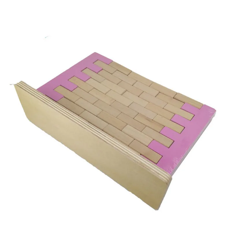 

48PCS Wood Building Block Toys Wooden Tower Domino Stacker Extract Building Educational Interactive Toy Game Gift