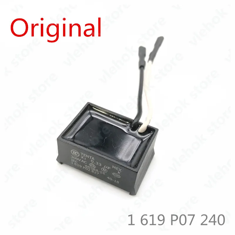 

Suppression Capacitor For BOSCH GWS7-100 GWS720 GWS7-100T GWS7-115 GWS7-125T 1619P07240 Angle Grinder Power Tool Accessories