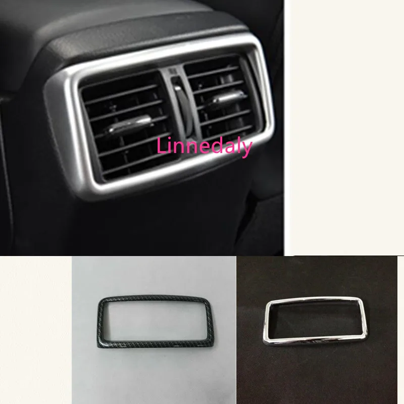 For Nissan X-Trail XTrail T32/Rogue 2014 2015 2016 Car Garnish Cover Trim Armrest Box Rear Back Upside Air Condition Outlet Vent |