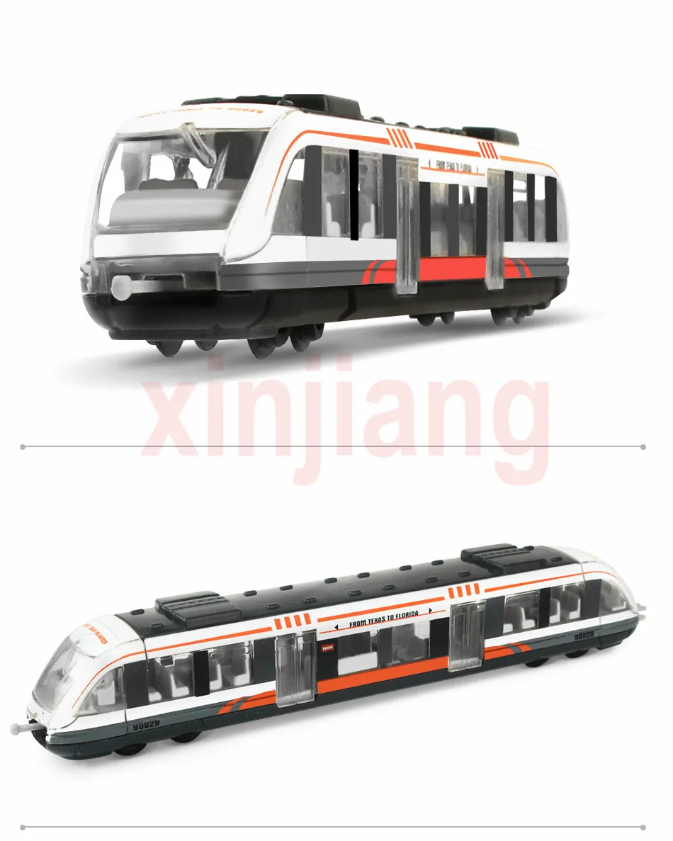 3 цвета имитационная модель поезда из сплава высокоскоростные модели поездов металлические литые игрушки для детей Обучающие Игрушки транспортные средства Подарки