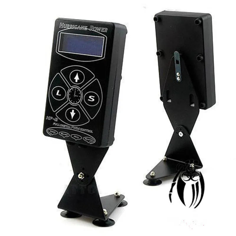 

Permanent Makeup Set 1pcs HP2 Hurricane Digital DUAL Tattoo Power Supply Unit BLACK PRO Tattoo Unit
