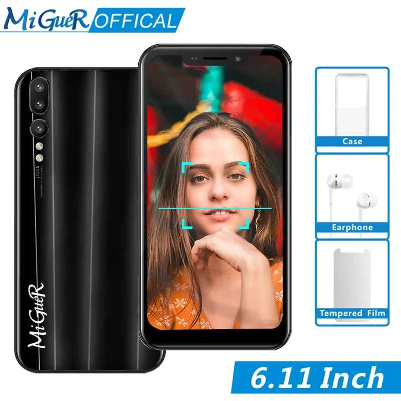 MiGueR M1 Pro 6 11 ''полный экран Android 0 1 ГБ ОЗУ 16 Гб ПЗУ четырехъядерный двойной карты