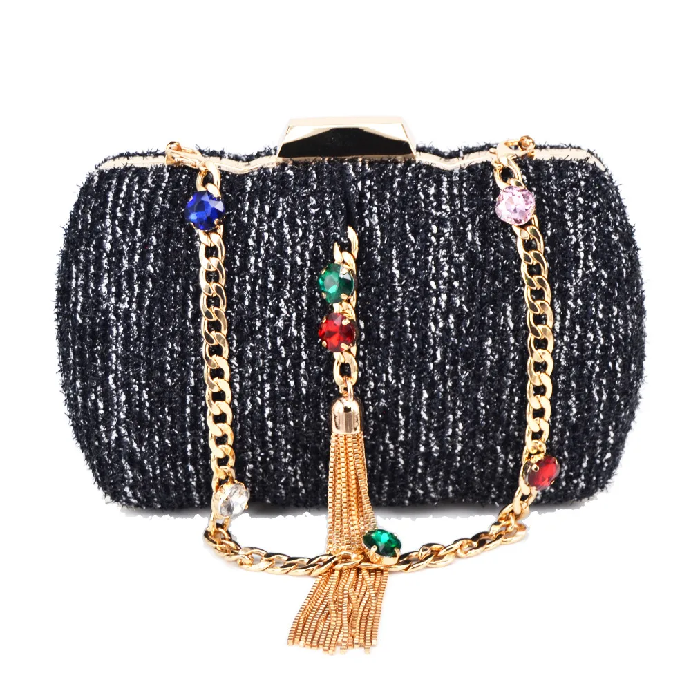 Newest Tassel Evening Bag Luxury Party Bags Wedding Bridal Purse Women