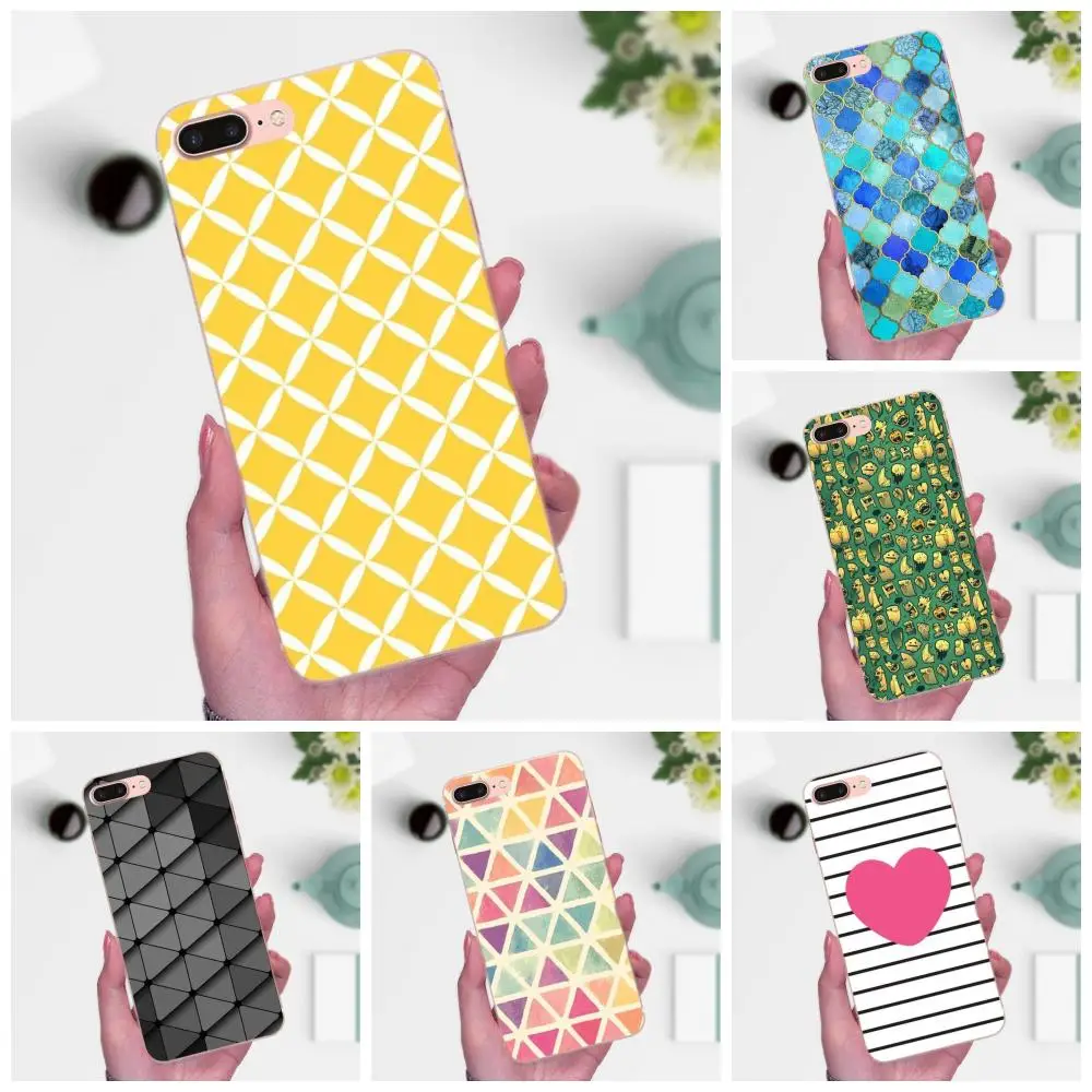 

Diamond Lattice Stripes Pattern Soft Capa Coque For Xiaomi Redmi Note 2 3 3S 4 4A 4X 5 5A 6 6A Pro Plus