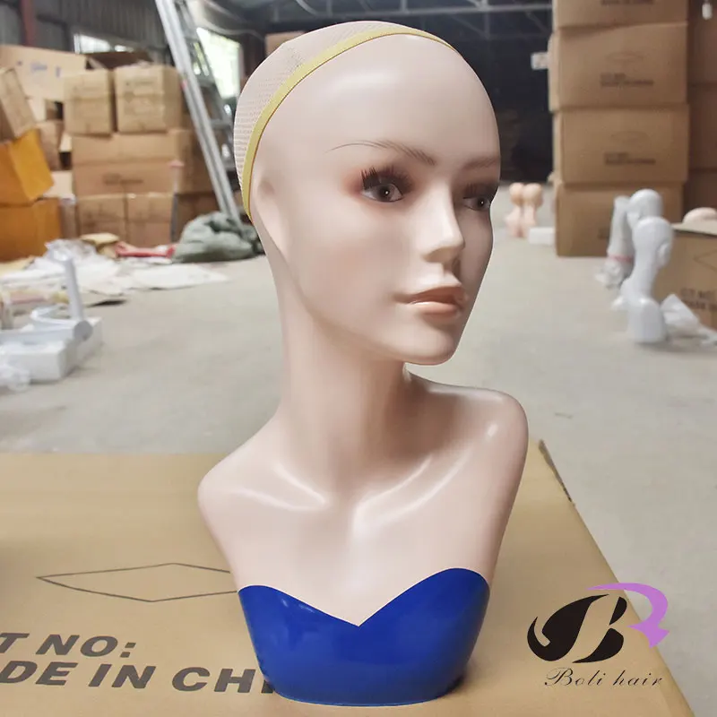 

Boli Free Shipping Fashional style ABS Mannequin Dummy head Plastic Female Mannequin Dummy Head for Hat Jewelry Mask Display