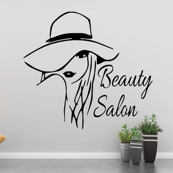 

NEW Beauty Salon Wall Stickers Decorative Sticker Home Decor Waterproof Wall Decals Room Decoration