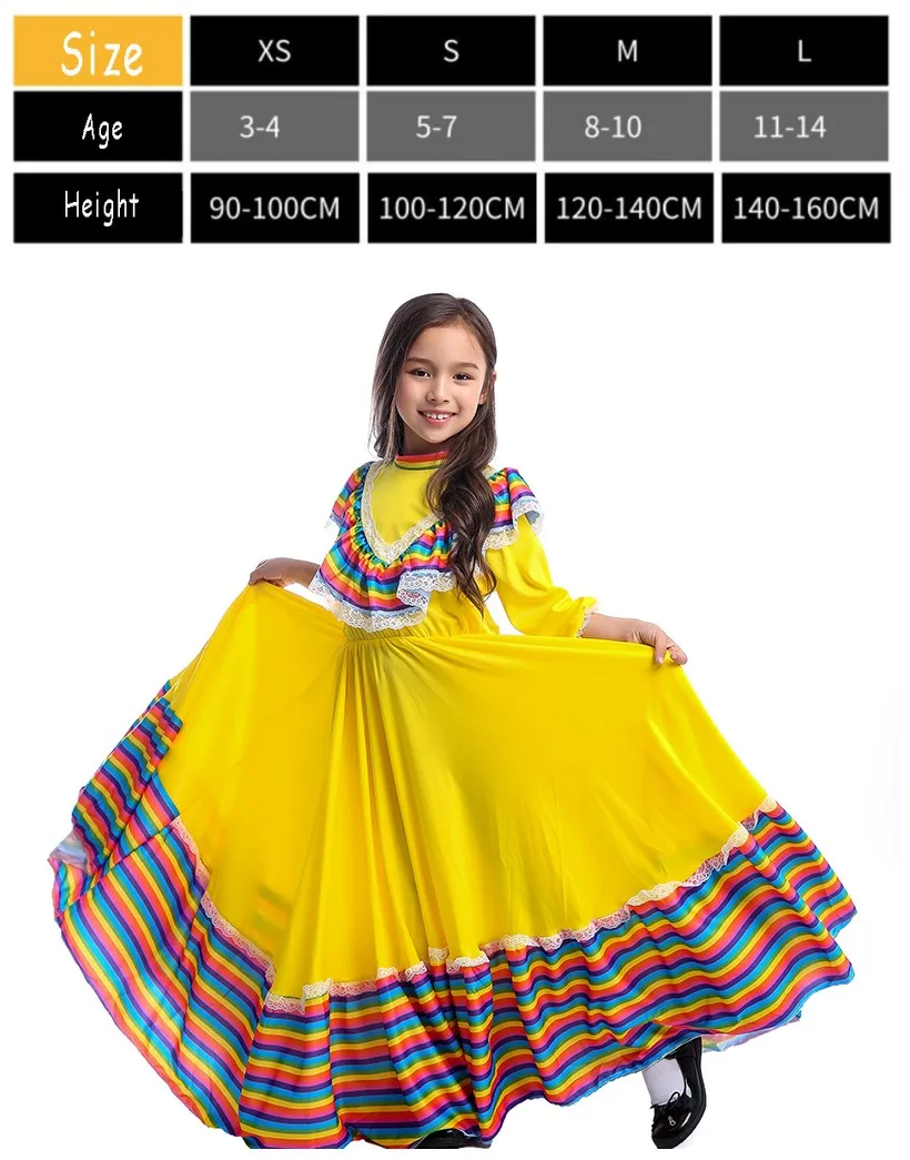 Girls Mexican Dress