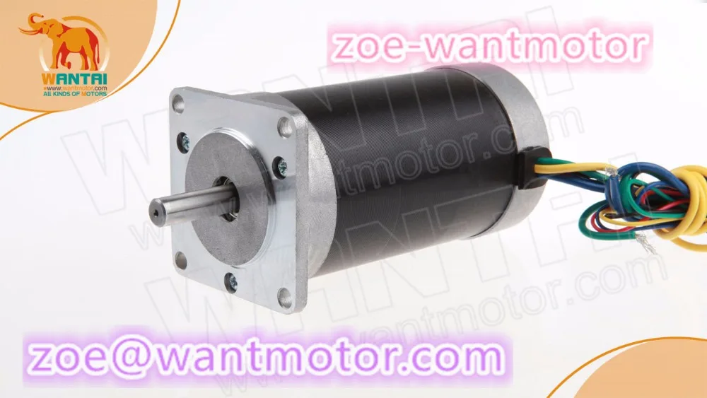 

New listing!1pc Wantai Nema23 Brushless DC Motor 57BL02 24V 34W 3000RPM 2.3A 34W Router Milling Laser Plasma