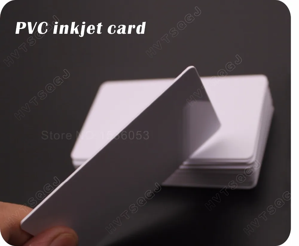 Хорошее качество 100 шт./лот для струйной печати Пустая карточка из ПВХ для принтера Epson, для принтеров Canon