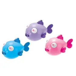 1 шт., разноцветные игрушки для ванной, новое животное Бегемот, рыба, детский душ, детская игрушка для купания, игрушка для плавания, ming