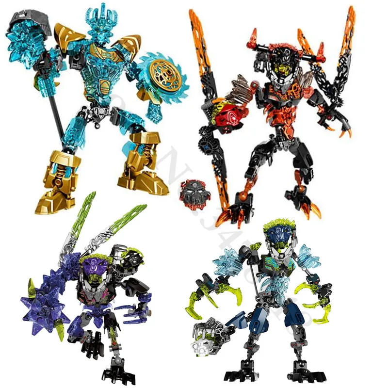 

Biochemical Warrior Bionicle Ekimu the Mask Maker Building Block Toys Compatible With Legoings 71312