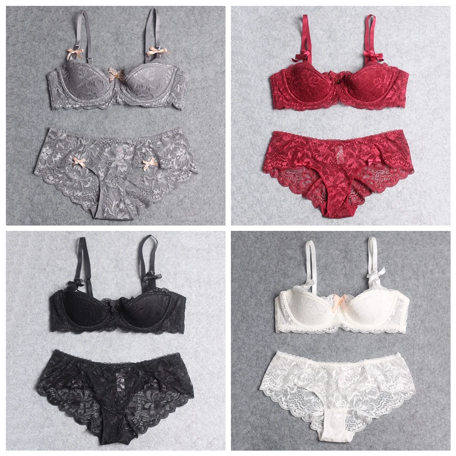 white lace lingerie set