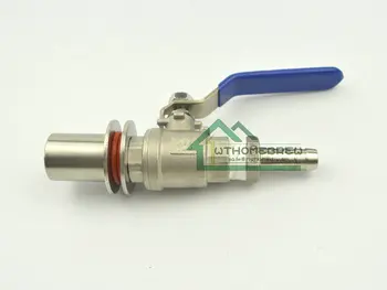 

High Quality 1/2" Barb Pipe Stainless Steel Weldless Compact Kettle Ball Valve Homebrew