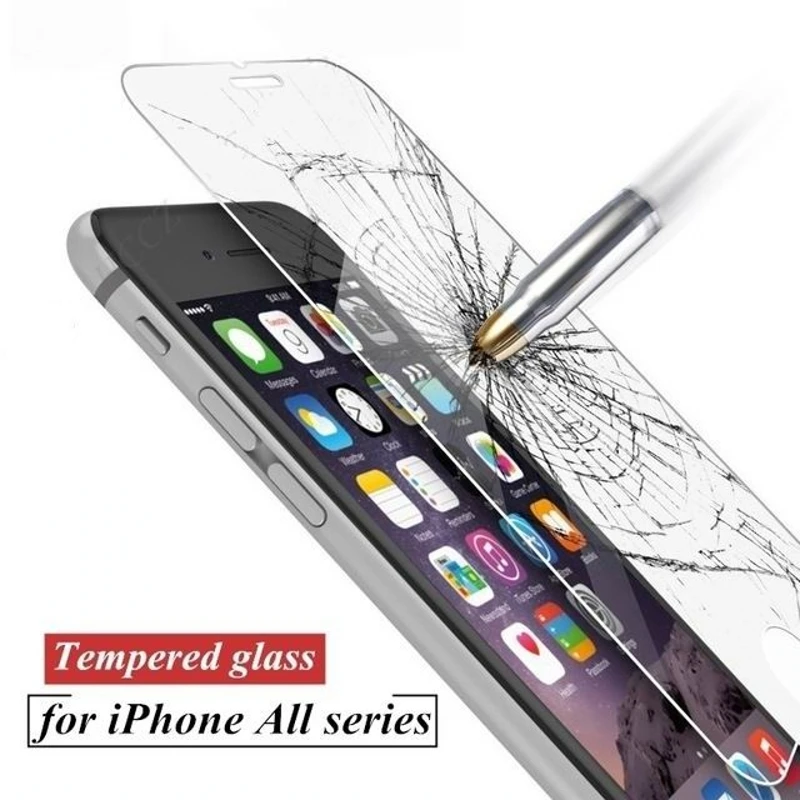 5pcs Pack для iphone 4 4s 5 5s SE 6 6S Plus 7 8 X XS Max XR 2.5D с уровнем твердости 9H 0 3 мм Защитная пленка