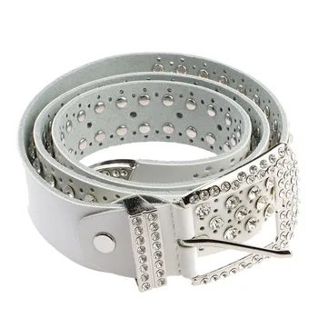 

2016 New Fashion Designer Rhinestones Belts for Women High Quality Cowhide Strap