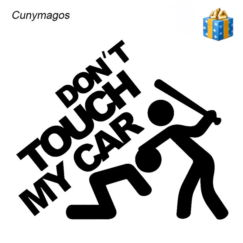 Safety Warning Vinyl Car Stickers DO NOT TOUCH MY CAR Car Motorcycle