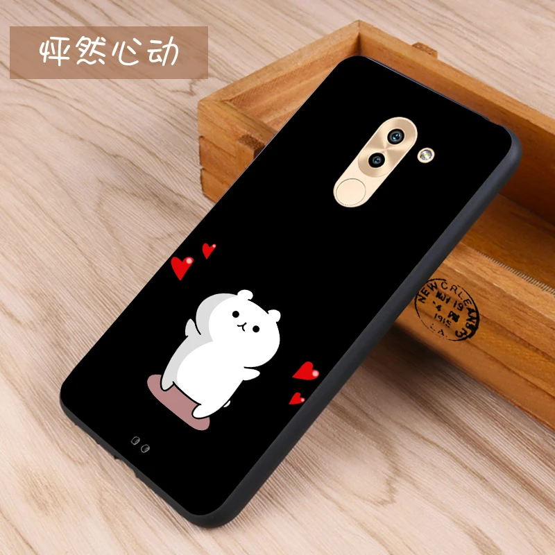 Huawei honor 6x Case Original Cover for Huawei honor 6x Bag Case Cover Skin Wolf Fish Skull honor 6x Fundas 100% BiNFUL 15