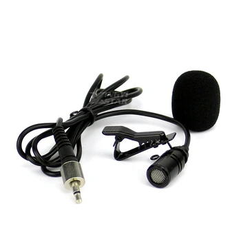 

Mini 3.5mm Screw Lock Condenser Microphone Lavalier Tie Clip Microphones Microfono Mic For Lectures Wireless System Transmitter