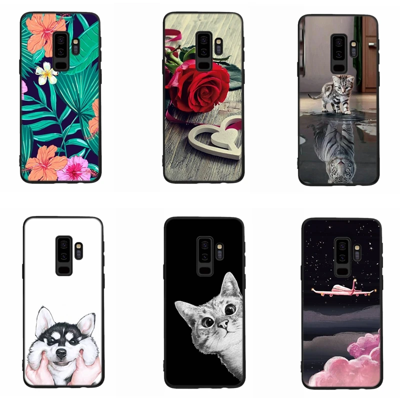 

Flower Pattern Phone Case For Samsung Galaxy A8 A6 Plus J4 J6 EU 2018 S9 S8 Note 8 9 A3 A5 A7 J7 J3 J5 2017 Soft Silicone Cover