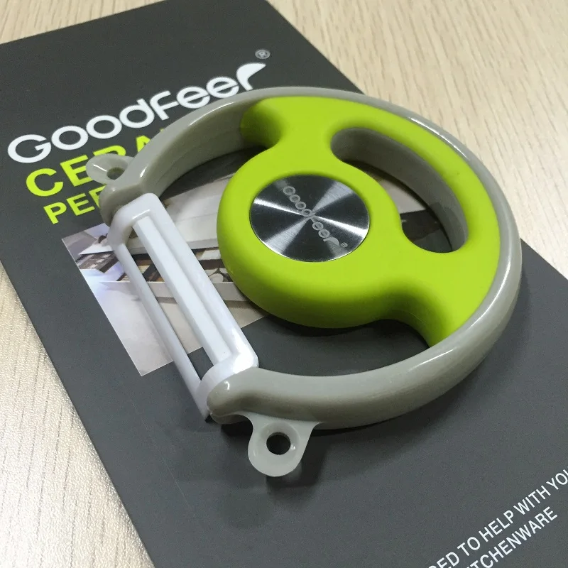 

New Kitchen Accessories Slicer Round Cutter Triple Fruit Vegetable Cooking Tool Kitchen Gadget Ceramic Peeler Free shipping