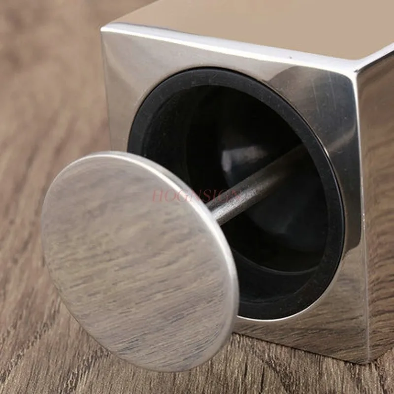 Palito de Dente Inoxidável Personalidade Simples Palito Automático Enlatado Sala Estar Casa Imprensa Venda Aço 4 palito automático enlatado sala estar casa imprensa venda