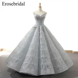 Erosebridal Роскошные бальное платье Выпускные платья 2019 дизайн кружево блестками Формальные для женщин одежда элегантный