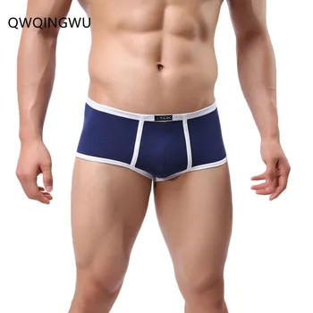 

Male Underwear Boxers Low Waist Pouch Modal Mens Boxers Shorts Homens Cuecas Man Open Underwear Fashion Mens Boxers
