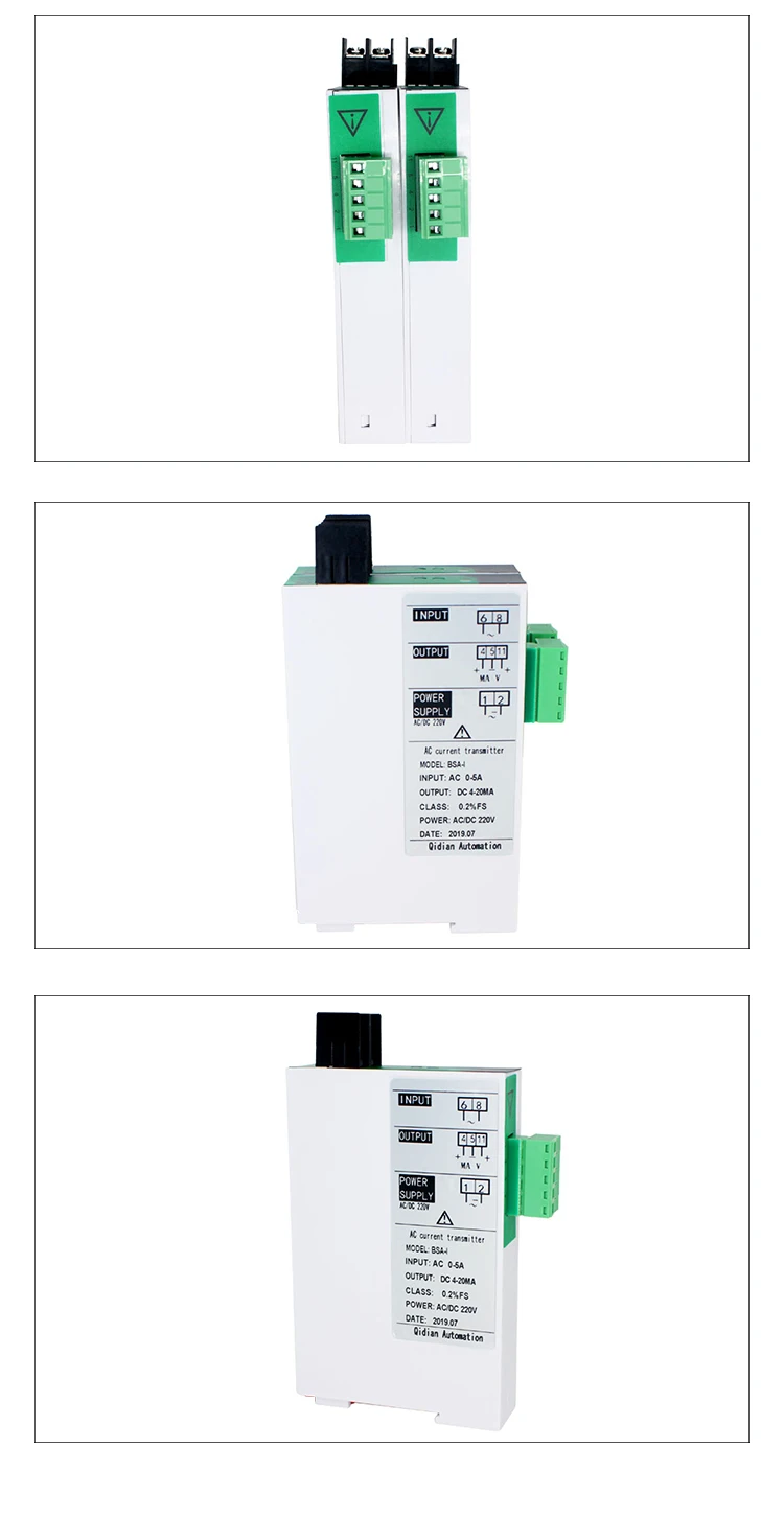 BSA-I преобразователь переменного тока 0-10 в датчик тока 4-20ma выход передатчик тока