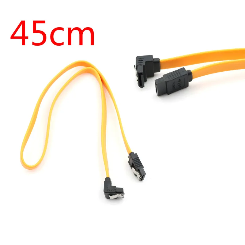

Computer Cables & Connectors 45CM SATA 3.0 III SATA3 6Gb / S SSD Hard Drive Data Direct / Right Angle Cable