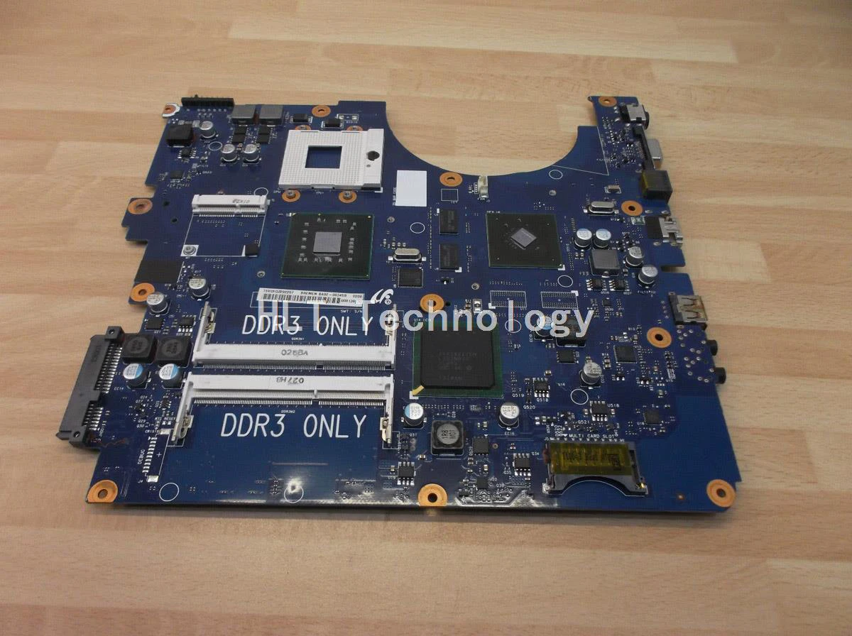 HOLYTIME لسامسونج R530 BREMEN-L3 اللوحة المحمول HM55 DDR3 GT310 غير متكامل بطاقة جرافيكس 100% اختبار بالكامل