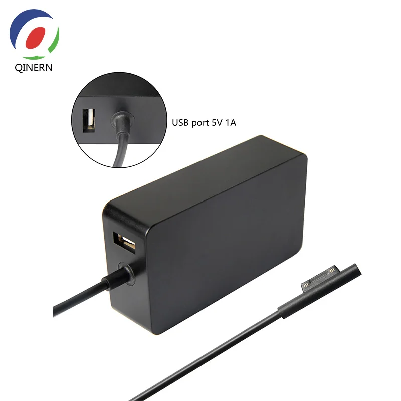 QINERN 12V 2.58A 36W AC Adapter Charger For Microsoft Surface Pro4 Pro3 Laptop Adapter  EU US UK 