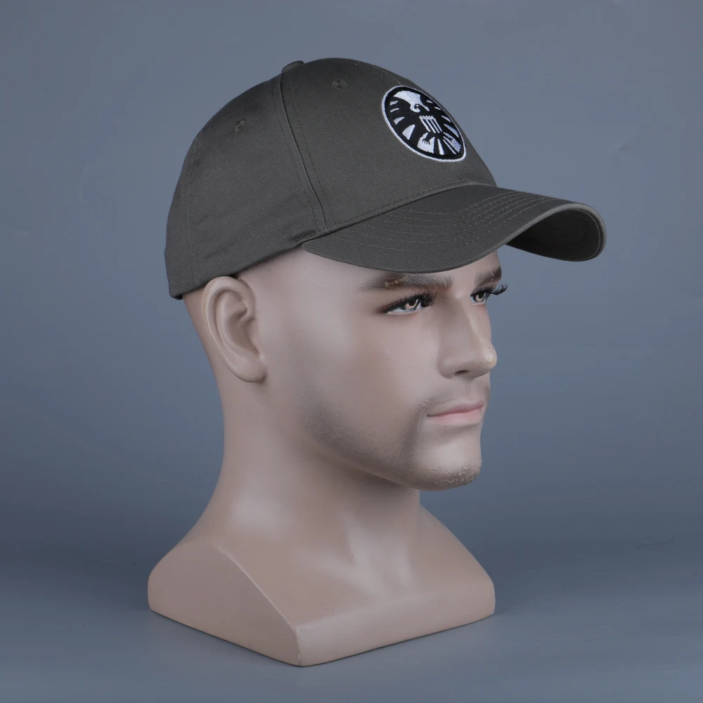 New Captain Marvel Carol Danvers Caps Unisex Adjustable Hip Hop Sun Hat Snapback Agents of S.H.I.E.L.D. Shield Baseball Caps (9)