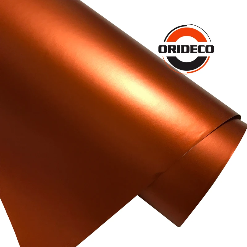 orange matte metallic satin vinyl wraps 5