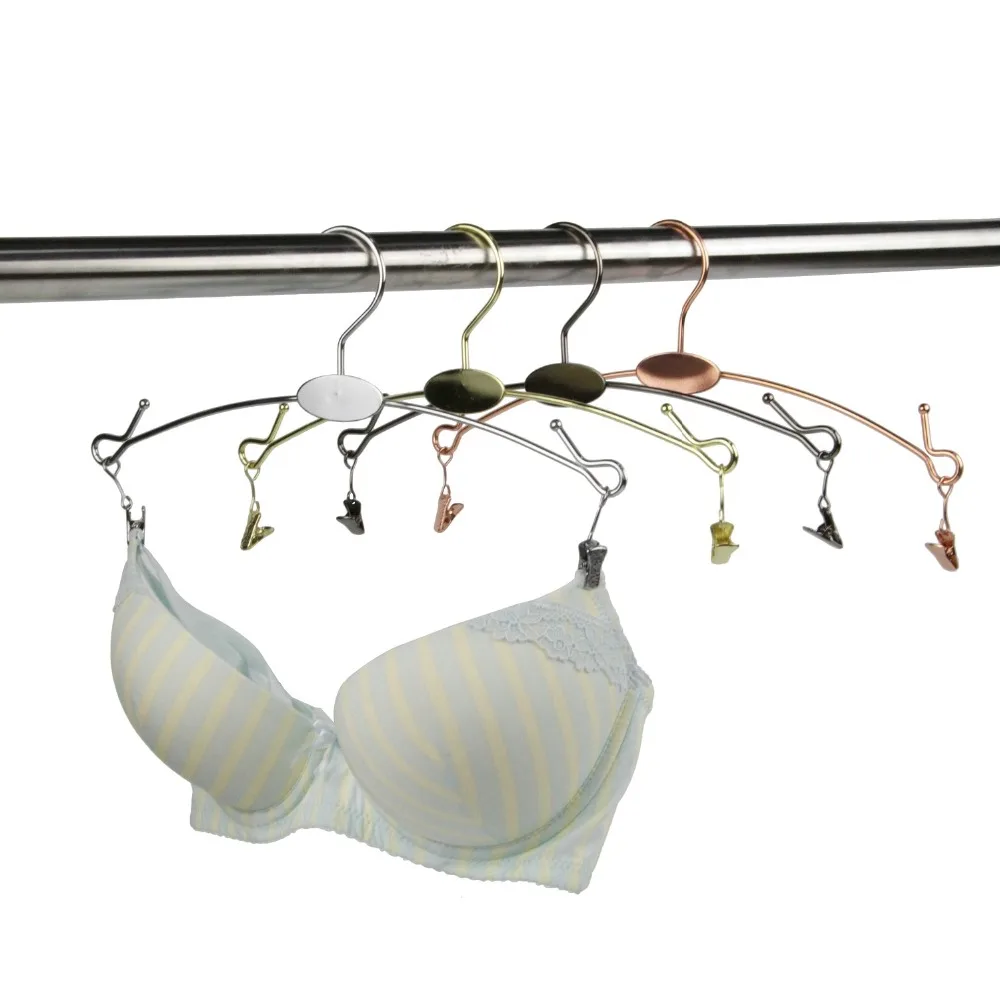 Buy Hangerlink Chromed Metal Lingerie Hanger for Bra