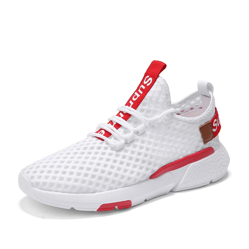 mens red athletic shoes