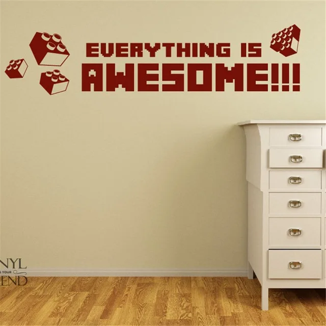 Lego evolution decal,home decoration Wall sticker, Lego Wall Art vinyl, Stencil children's room, Decorative cartoon