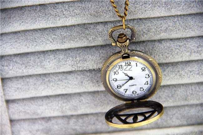 ZRM модные ювелирные изделия Винтаж Шарм Поттер Дары смерти карманные часы кулон ожерелье