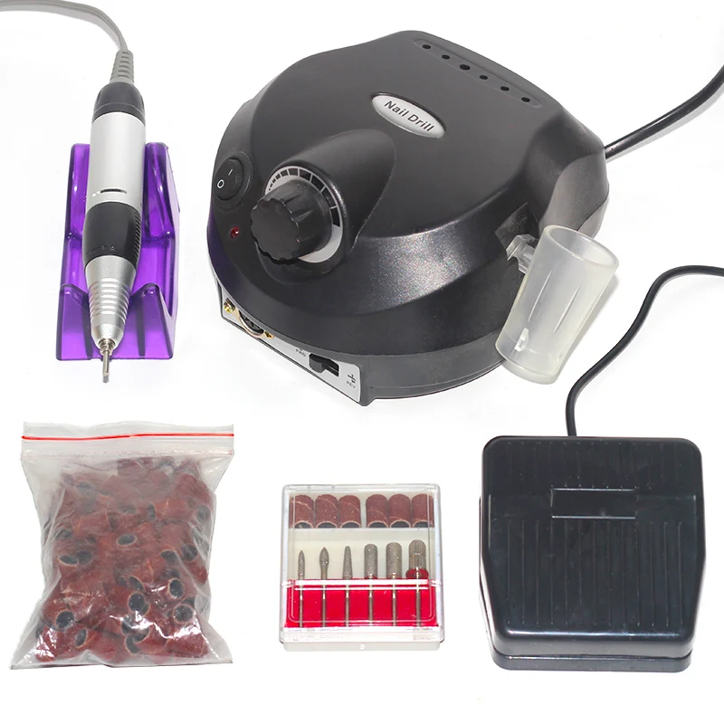 

Electric set15W 35000 RPM Manicure Electromechanical Rig Accessories Kit Pedicure Nail File Drill Tool Nail set