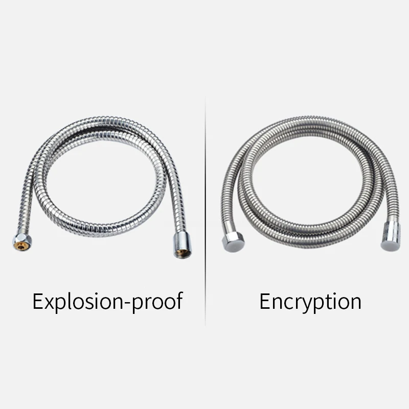 2 м Нержавеющая сталь гибкие хромированный шланг для душа Ванная комната водонагреватель Глава трубы для Аксессуары для ванной