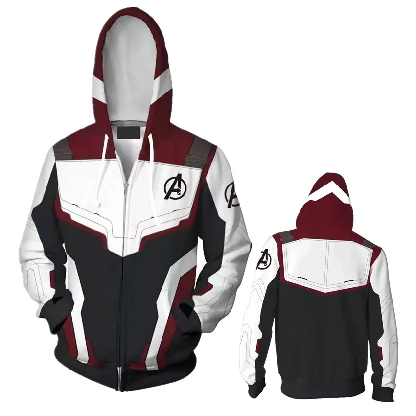 

Avengers 4 Endgame the Advanced Tech suits 3D print Hoodies Men's Zipper Sweatshirts Casual Coat Hiphop Jacket Cosplay Costume