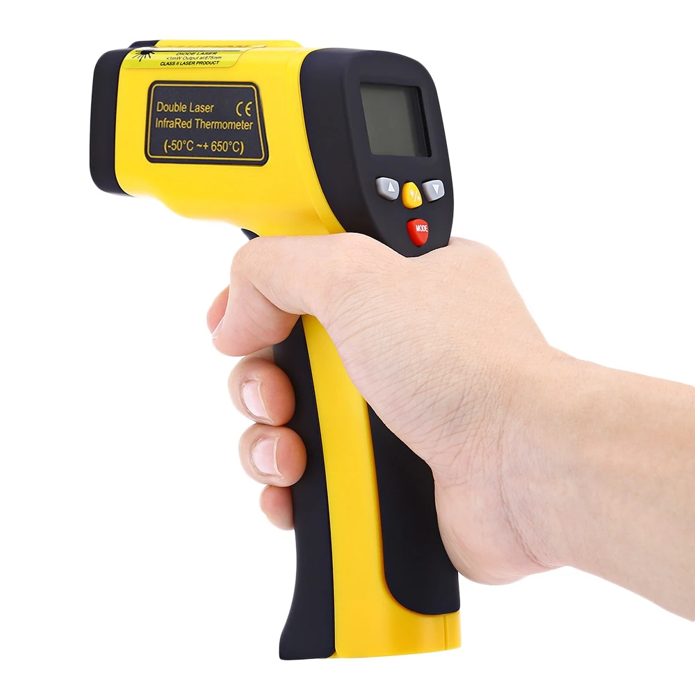 

HT - 817 Digital LCD Display Non-Contact IR Infrared Thermometer -50 to 650 Degree Auto Temperature Meter Sensor Gun Handheld