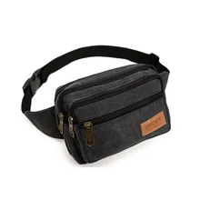 Litthing прочные мужские повседневные поясные сумки ремень Хип бум военная сумка три кармана на молнии Новинка