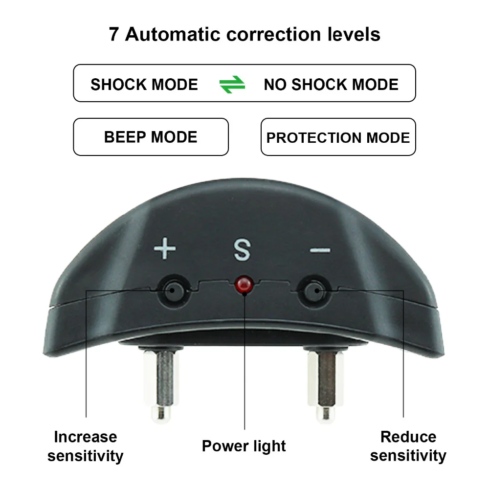 Регулируемый Электрический антилающий ошейник для собак устройство для остановки собак лай контроль домашних животных тренировочные ошейники для щенков кора устраняет