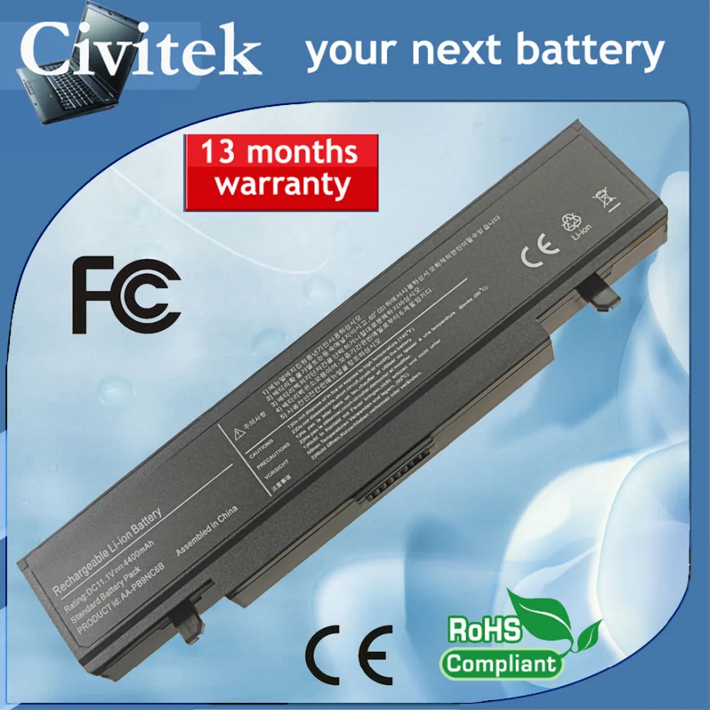 laptop battery For SamSung AA PB9NC6B AA PB9NS6B AA PB9NC6W AA PL9NC6W