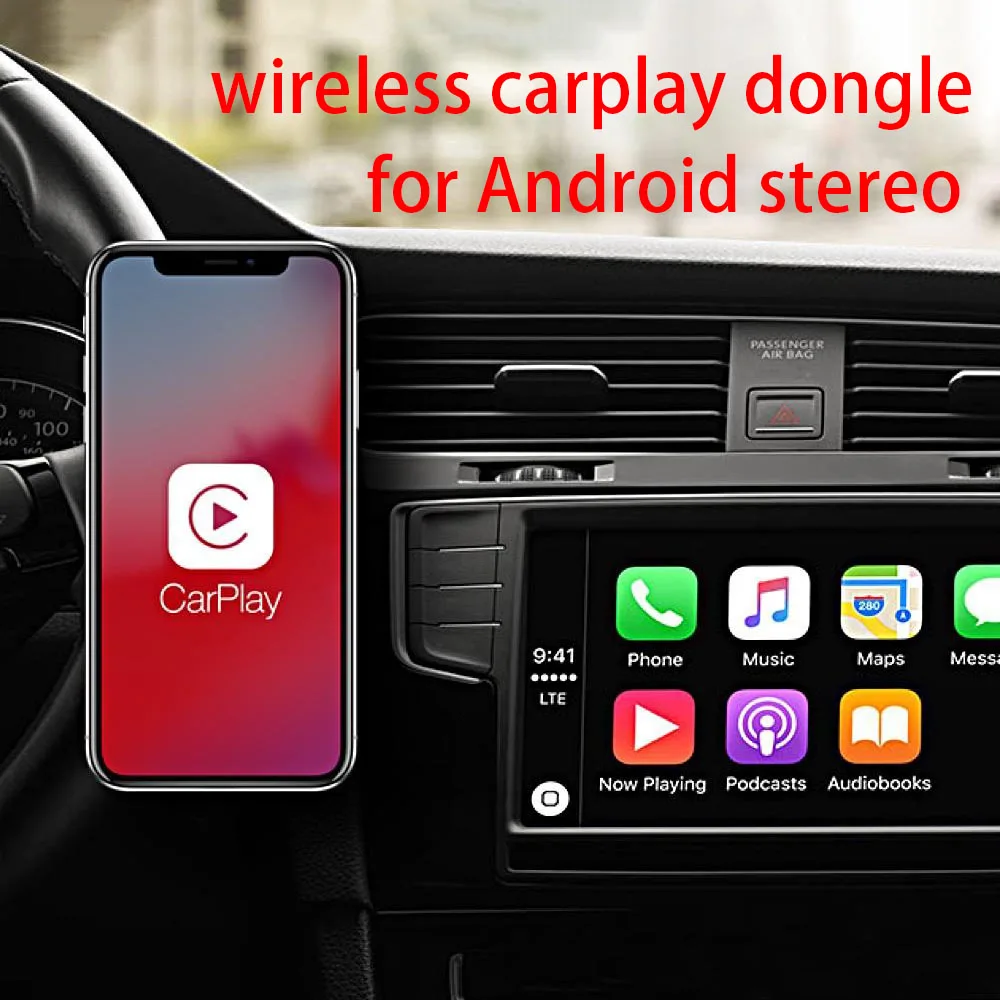 

Wireless Apple CarPlay Dongle for Android Navigation radio car Player USB Carplay kit with Android Auto usb dongle carplay kit