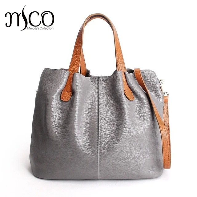 Autumn New Women Leather Handbag Shoulder Bags Real Las Autumn New Women Leather Handbag Shoulder Bags Real Las Fashion Casual Crossbody Tote Bag Large